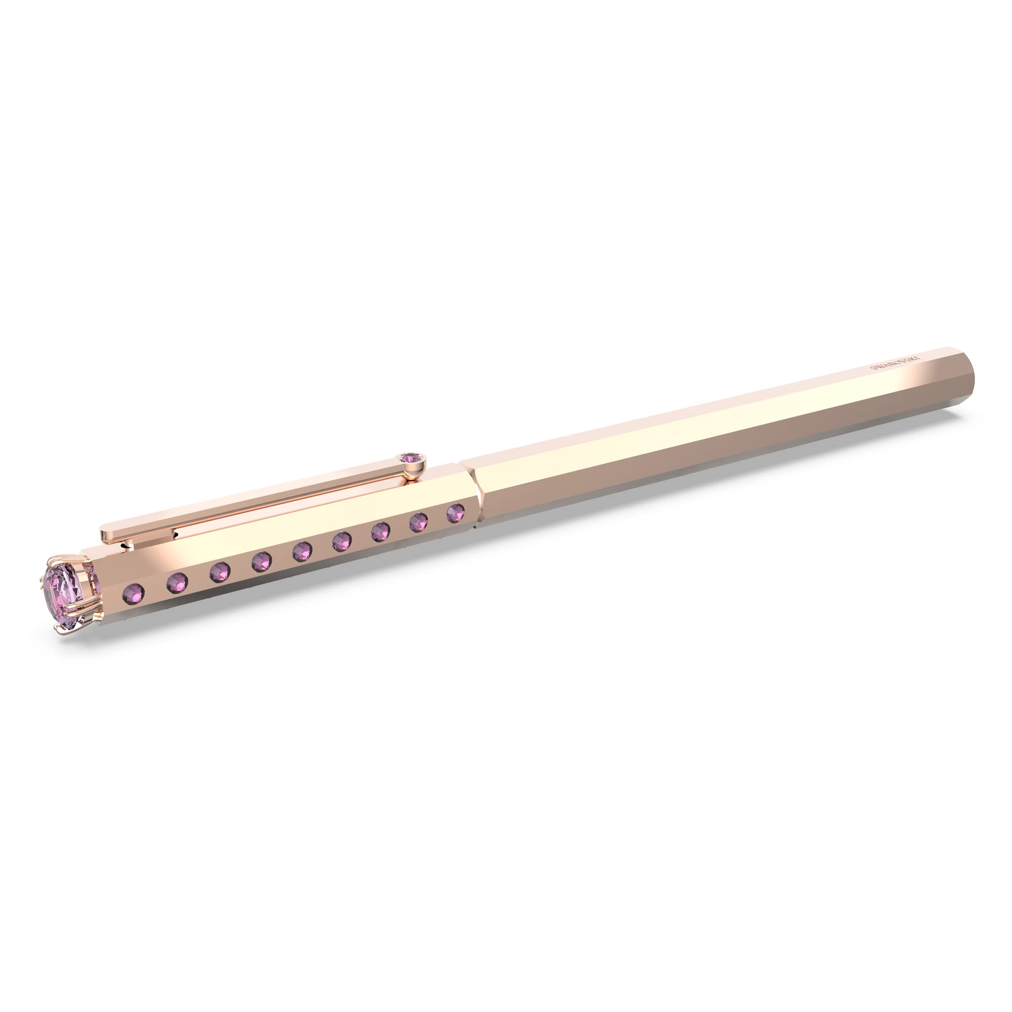 Swarovski Millenia Ballpoint Pen, Rose Gold Tone Plated Casing with Pink Crystals from the Millenia Collection