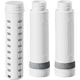 Membrane Solutions Replacement UF &amp; ACF Filter for C3 Filtered Water Bottle, BPA-Free for Camping, Hiking, Backpacking and Travel (UFx1 + ACFx2)