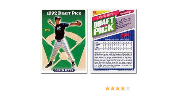 topps 1993 98 derek jeter new york yankees