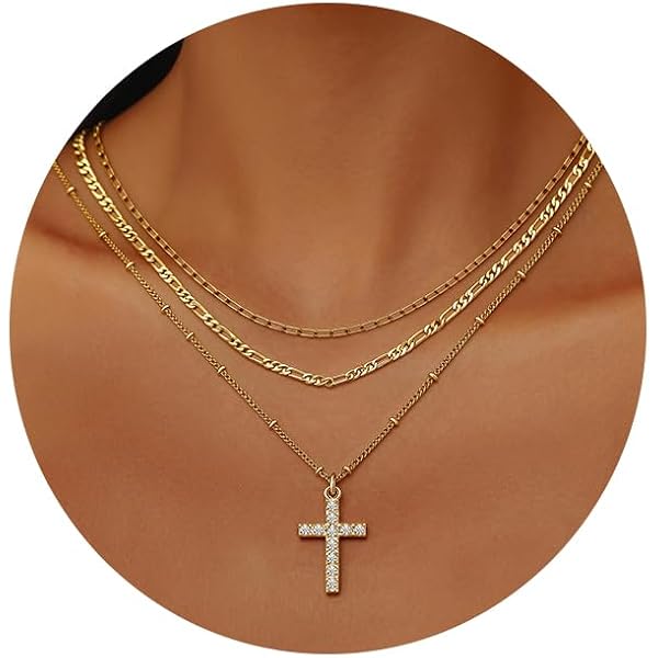 Solid 14k Yellow Gold Two Tone Crucifix Ring