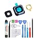 OmniRepairs-Rear Facing Glass Camera Lens Frame Assembly Replacement for Samsung Galaxy Note 5 SM-N920 with Pre-Installed Adhesive and Repair Toolkit (Blue)