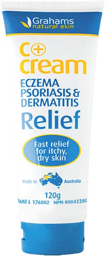 Grahams Natural C+ Eczema Cream, Clinically Proven Eczema Cream for Dry Skin Inflammation