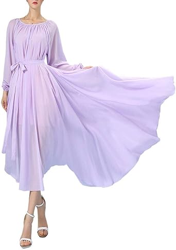 lavender maxi dress casual
