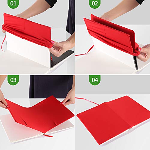 ORASANT 7Pack Book Covers for Hardcover Textbooks,Stretchable up to 9