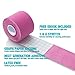 Kinesiology Tape - 20 Pre-cut Strips , Pink , with Bonus eBook