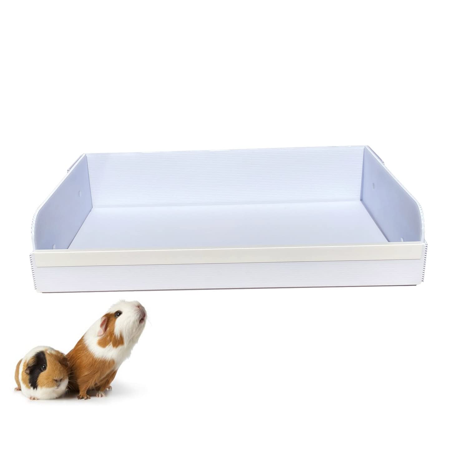 Andescobo Guinea Pig Litter Box & Hay Keeper for All C&C Cages, Keep Your Guinea Pig Cage Clean and Tidy