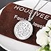 HOUSWEETY Aromatherapy Essential Oil Diffuser Necklace-Stainless Steel Locket Pendant,11 Refill Pads (Non-Engraving)