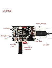 Makerfocus   Batería de litio para teléfono móvil Raspberry Pi 3 Model B Pi 2B B+, Como se muestra