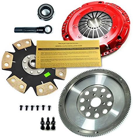 Amazon Com Eft Premium Clutch Kit Race Flywheel Compatible With Audi Tt 1 8l Beetle Golf Jetta 1 9l Turbo Automotive