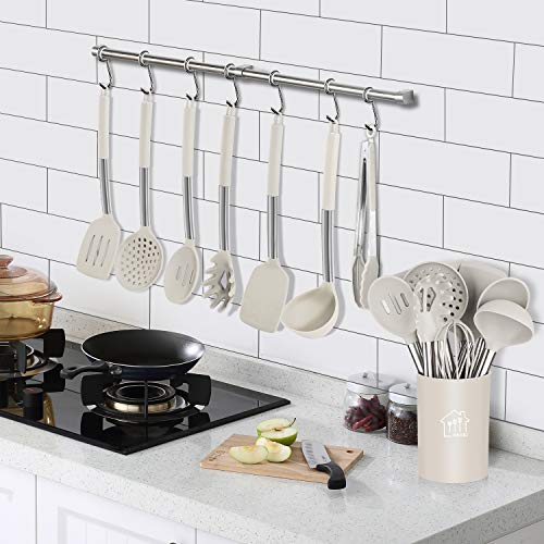 Silicone Cooking Utensil Set,Kitchen Utensils 26 Pcs Cooking Utensils
