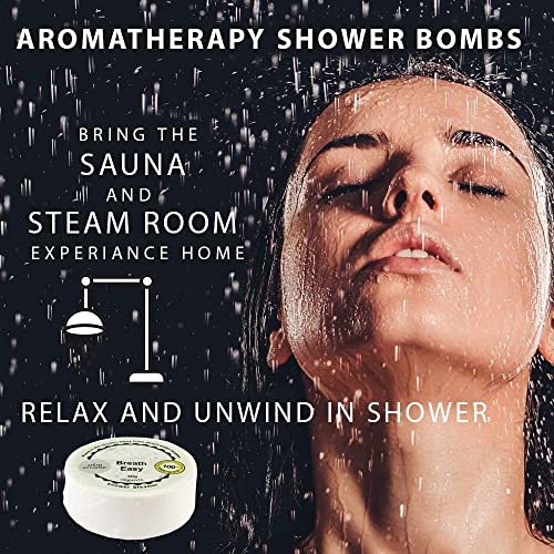 Eucalyptus Shower Steamers Aromatherapy, Shower Bombs with Organic