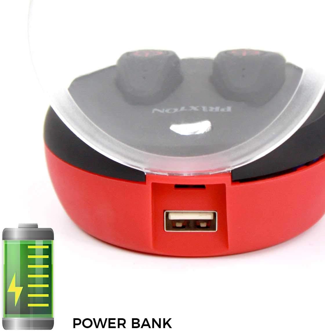 PRIXTON Auricular BT Oyster TWS200 2.000 MAH Power Bank, Multicoloured - Image 4