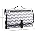 Baby Portable Changing Pad:Waterproof Baby Diaper Changing Mat with Pockets Large Travel Baby Changing Station Baby Items for Newborns Changing Clutch Baby Shower Gift