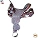 HILASON 16 in Western Horse Saddle Treeless Trail Barrel American Leatherthumb 1