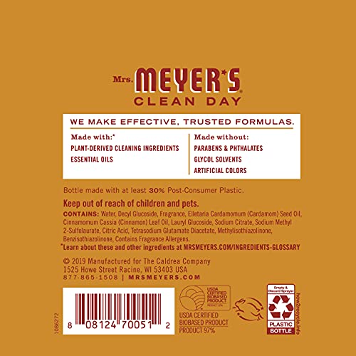 Mrs. Meyer's MultiSurface Cleaner Apple Cider 16 OZ (Pack 6