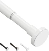 WELDUN Extendable Shower Curtain Rod 48-190CM No Drill Telescopic