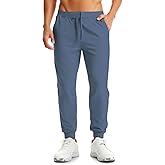 Aolesy Men's Joggers Sweatpants with Zipper Pockets Stretch Athletic Gym Pants for Workout, Running, Golf (Fleece & Regular)