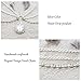 Barogirl Head Chain Wedding Rhinestones Boho Bridal Headpiece for Women