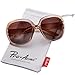 Pro Acme Classic Women’s Oversized Polarized Sunglasses (Champagne)