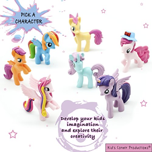 60%OFF Kids Corner Productions® - My Little Pony Party Bag Conjunto de 12 mini figuras, figuras lindas de Pinky Pie, Rainbow Dash, Rarity con Spike y muchas más figuras mágicas - nic-gruppe.de