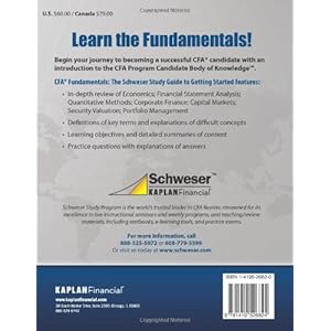 CFA Fundamentals: The Schweser Study Guide to Getting Started