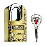 Mindy Locker Lock with keys Zinc Alloy Padlock, 1-Pack, AF4-50