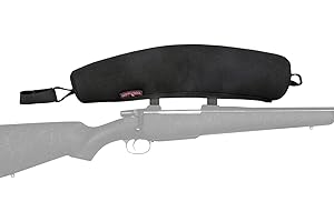 Tourbon Hunting Gun Accessories Large Size Neoprene Rifle Scope Cover -Black