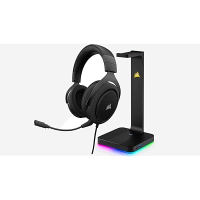 شراءCorsair HS60 Surround - سماعة صوت مجسم للألعاب 7.1 و ndash؛ الأسود و  Corsair ST100 RGB - حامل سماعة رأس رائع للألعاب بنظام ألوان RGB عبر  الإنترنت فيبحرين. B07Q9G2D22