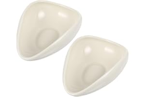 OSALADI 2Pcs Loose Leaf Tea Spoon Ceramic Tea Scoop Porcelain Kongfu Tea Shovel Coffee Bean Spoon Teaware Accessories for Tea Coffee Bean Sugar Dog Cat Food