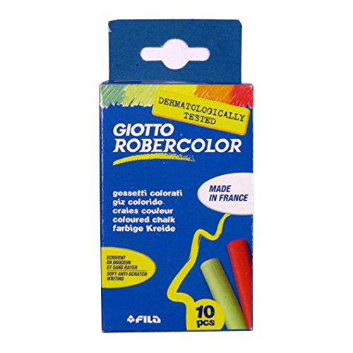Giotto Chalks, Box of 10, Mixed Colours