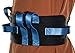 Transfer Gait Belt with 7 Loop Handles Grips & Easy Release 60 inches Plastic Buckle. Available in Metal Buckle.