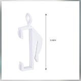 kuou 100 PCS Curtain Hooks White Plastic Gliders for Track Rails view 4
