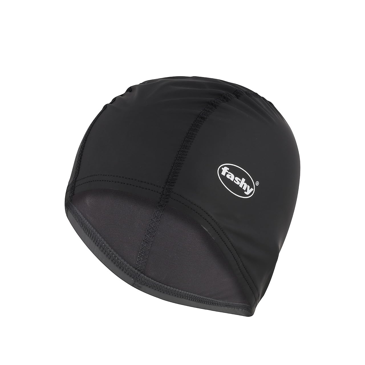 Fashy PU Lycra Swim Cap - Black