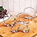 OUNONA 4pcs St.Patrick's Day Shamrock Cookie Cutters Set Non-stick Cookie Molds Cupcake Fondant Biscuit Moulds(Stainless Steel) (4pcs)