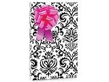 Black & White PAISLEY FLOURISH Gift Wrapping Paper - 16 Foot Roll