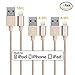 Miger 3Pack (6.5ft/6.5ft/10ft) Nylon Braided Apple Certified Lightning 8-Pin to USB Charge and Sync Cable for iPhone 6s/6/Plus/5s/5c/5/iPad Mini/Air/Pro.