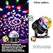 Sound Activated DJ Disco Lights Party Lights Dj Lighting, RBG Disco Ball, Strobe Lamp Stage Par Light for Home Room Dance Parties Birthday DJ Bar Karaoke Xmas Wedding Show Club Pub
