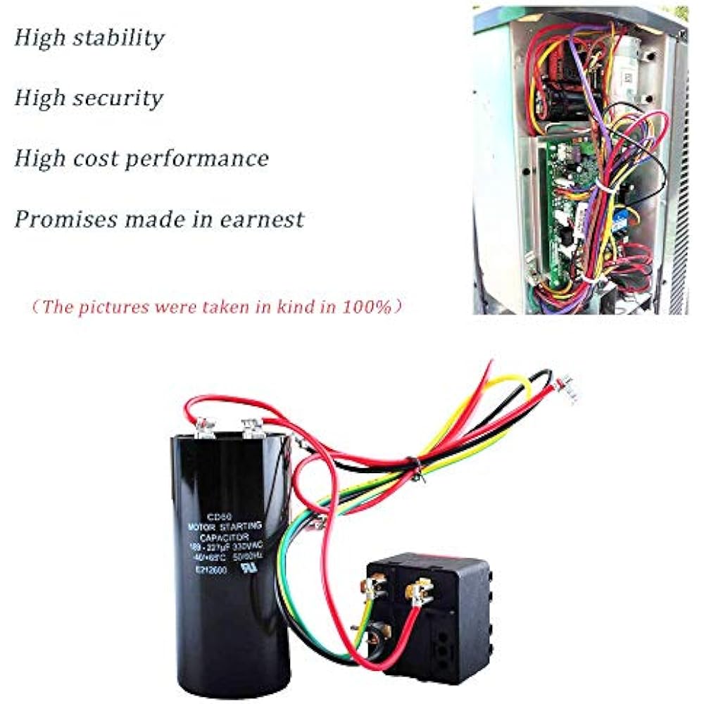 AC Hard Start Capacitor Compatible With 5-2-1 CSR-U2, Compressor Saver