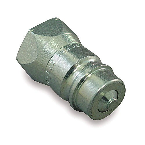 3/4-14 Steel Hydraulic Coupler Nipple, 1/2 Body Size - 1 Each by Safeway Hydraulics