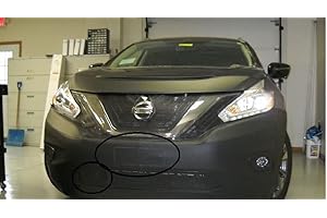 LEBRASINC Lebra 2 Piece Front End Cover Black - Car Mask Bra - Fits - 2015-2018 Nissan Murano 15-18