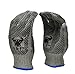 G & F Products 14431L-Dz Natural Cotton Work Gloves with Double-Side PVC Dots Grey Gloves , Assorted ring colors, Large 12 Pairs primary