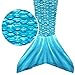 Play Tailor Mermaid Tail Swimmable Costume Swimsuit for Girls Swimming (No monofin)