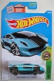 2016 HOT WHEELS HW EXOTICS 10/10 TEAL LAMBORGHINI SESTO ELEMENTO 80/250 SHOWDOWN SCAN & RACE CARD