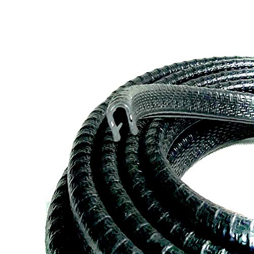 Edge Trim Black Small 0.375" U Height X 0.039" 0.093" Grip Range (5