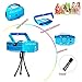 9Fshine Mini Stage Laser Lights ,Sound, Strobe, Auto 3 lighting mode and Remote Control(include),RG Led Beam Light For Dj Party(blue)