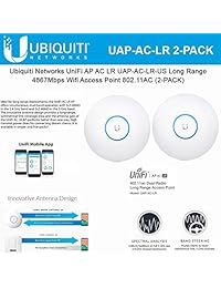 Ubiquiti uap ac lr 2 Pack Unifi AP AC LR largo alcance 802.11 ac Gigabit PoE