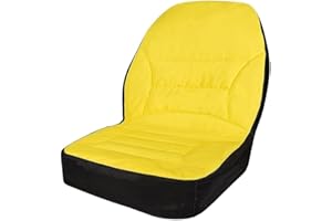 LP68694 Tractor Seat Cover Compatible with for John Deere 1025R and 2025R, 300D Oxford Fabric Padded Replacement with Armrest