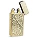 Kivors Arc Lighter - Flameless, Inferno, USB Dual Arc Lighter (Gold)