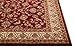 Well Woven Barclay Collection Sarouk Red 2x4 Accent Doormat- for Entryways, Kitchen