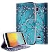 LG Tribute Case - NageBee - Design Dual-Use Flip PU Leather Fold Wallet Pouch Case for LG Tribute LS660 F60 (Fold Wallet plum blossom)